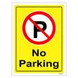 برچسب ایمنی مستر راد طرح پارک نکنید No Parking