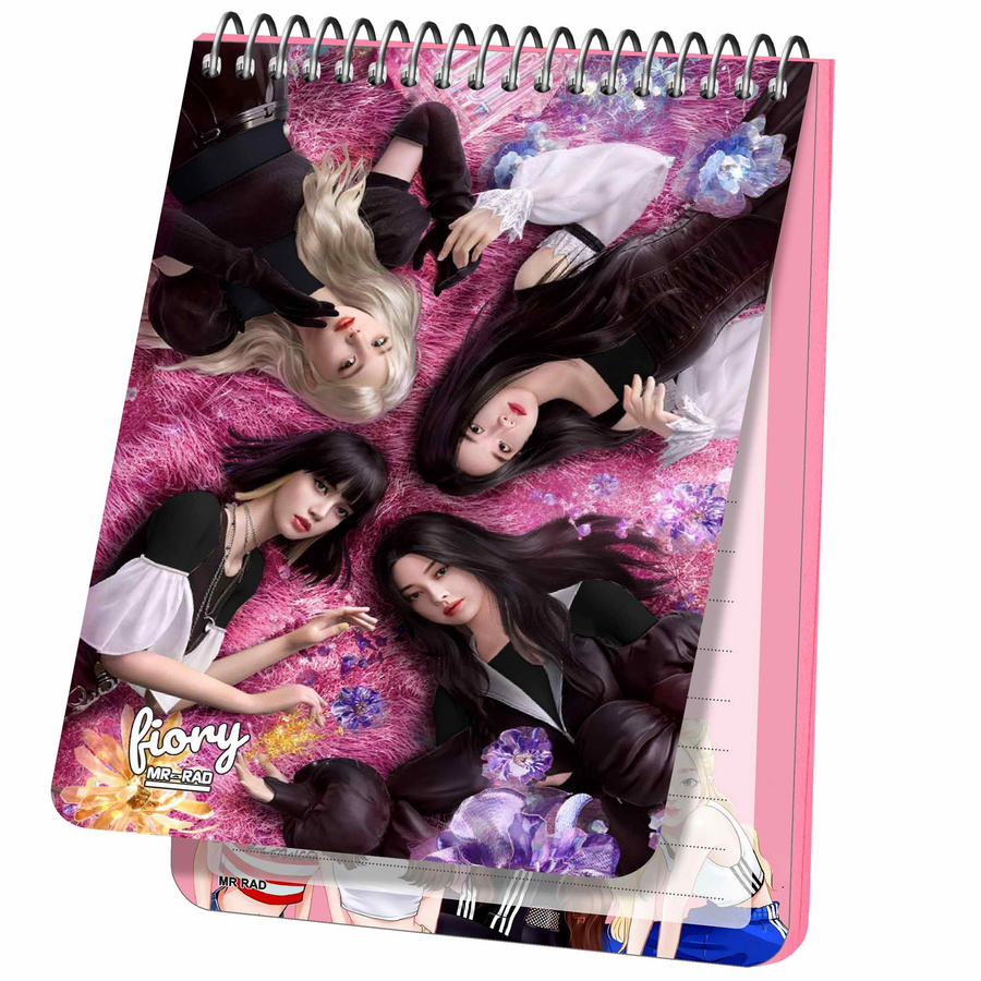 دفترچه یادداشت مستر راد طرح بلک پینک کد blackpink 1755