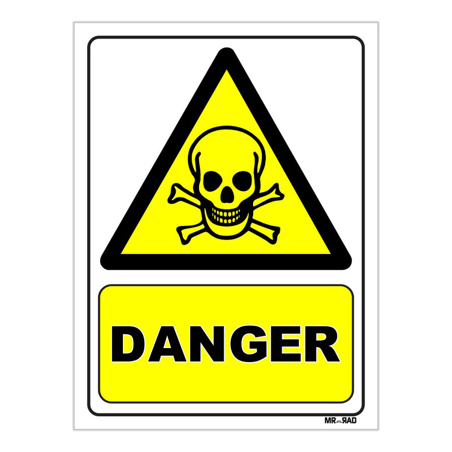 تابلو ایمنی مستر راد طرح DANGER