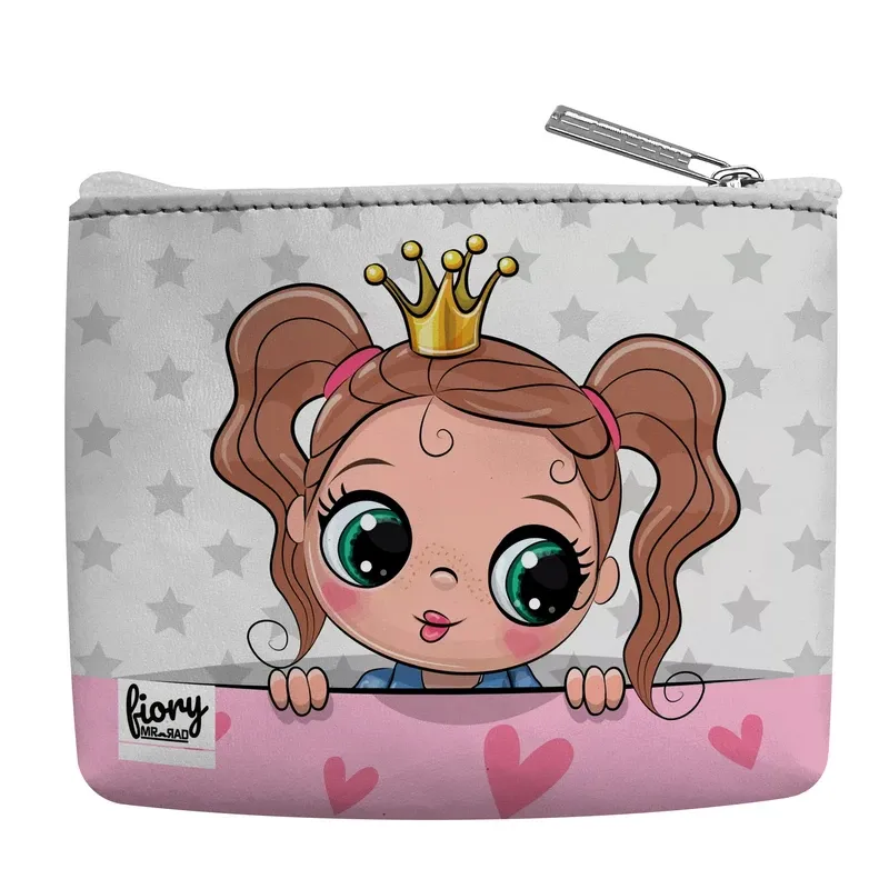 کیف پول فیوری مدل دختر فانتزی کد Queen 2272 چند رنگ