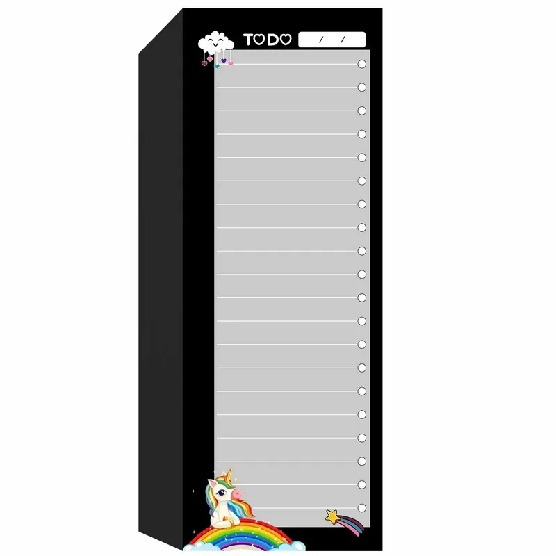دفترچه یادداشت مستر راد مدل to do list طرح اسب تک شاخ کد uniqurn 1714 زرد