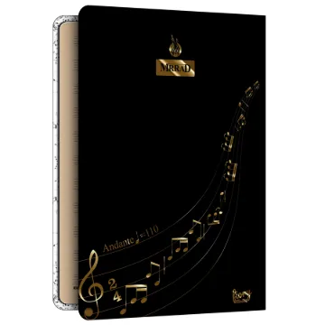 دفتر نت موسیقی مستر راد طرح کلاسیک مدل آوا 1603